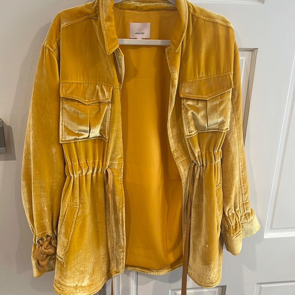 Vintage vibrant bomber jacket